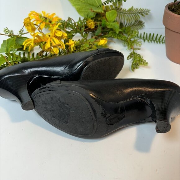 Euro Soft by Sofft Amberly Black Heels Genuine Leather Size 6M - Picture 5 of 5